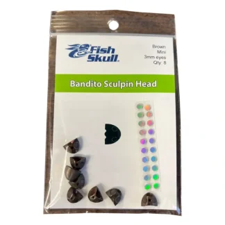 FlyMen Fish-Skull Bandito Sculpin Head Brown - Your Premium Fishing Gear Store Rods Lines Baits Accessories^ Flash Sale