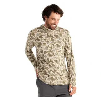 Free Fly Bamboo Lightweight Hoody Barrier Island Camo - Your Premium Fishing Gear Store Rods Lines Baits Accessories^ Fashion