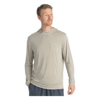 Free Fly Bamboo Lightweight Hoody Sandstone - Your Premium Fishing Gear Store Rods Lines Baits Accessories^ Shop