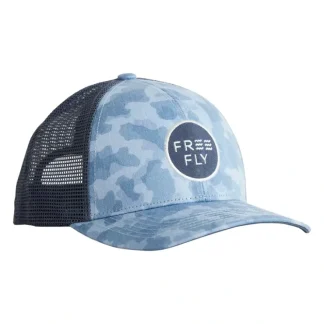Free Fly Camo Trucker Hat Tidewater Camo - Your Premium Fishing Gear Store Rods Lines Baits Accessories^ Best Sale