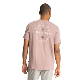 Free Fly Channel Markers Pocket Tee Heather Fig - Your Premium Fishing Gear Store Rods Lines Baits Accessories^ Discount