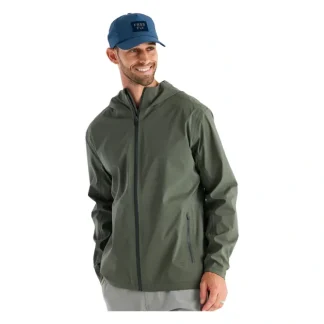 Free Fly Cloudshield Rain Jacket Dark Olive - Your Premium Fishing Gear Store Rods Lines Baits Accessories^ Sale