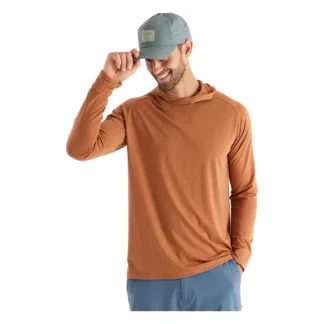 Free Fly Elevate Hoody Rust - Your Premium Fishing Gear Store Rods Lines Baits Accessories^ Clearance