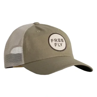 Free Fly Low Pro Badge Trucker Hat Sagebrush - Your Premium Fishing Gear Store Rods Lines Baits Accessories^ Sale