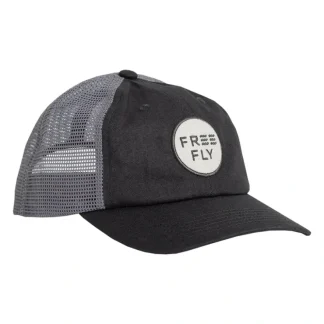 Free Fly Low Pro Badge Trucker Hat Washed Navy - Your Premium Fishing Gear Store Rods Lines Baits Accessories^ Best Sale