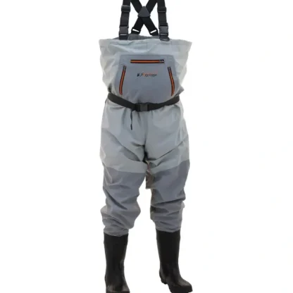 Frogg Toggs Men's Stout Hellbender Cleated Chest Wader, Slate/Gray - Your Premium Fishing Gear Store Rods Lines Baits Accessories^ Flash Sale