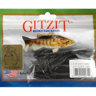 Gitzit The Original Fat Tubes 2 1/2", Leech, 10/Pack - Your Premium Fishing Gear Store Rods Lines Baits Accessories^ Sale