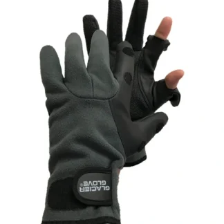 Glacier Hybrid Gloves Slit-Finger Fleece/Neoprene - Your Premium Fishing Gear Store Rods Lines Baits Accessories^ Best