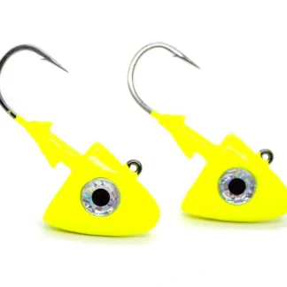 GOT-CHA WCSH6-CH Swim Bait Head w/ Mustad hook, 6oz., Chartreuse, 2 - Your Premium Fishing Gear Store Rods Lines Baits Accessories^ Clearance