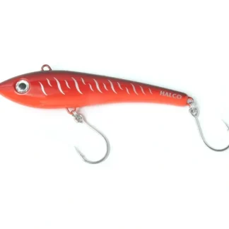 Halco MAX 220 Bibless Minnow #R18 Red Tiger, 8 2/3", 6oz - Your Premium Fishing Gear Store Rods Lines Baits Accessories^ Cheap