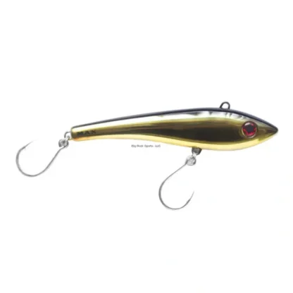 Halco Max 220 #H51 Fishing Lure, 8 2/3", 6 1/3oz, Chrome Gold Black Back - Your Premium Fishing Gear Store Rods Lines Baits Accessories^ Best Sale