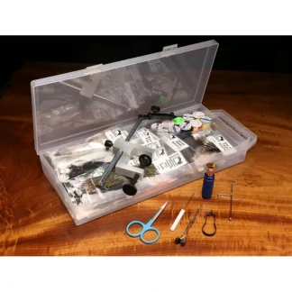 Hareline Fly Tying Material Kit With Premium Tools and Vise - Your Premium Fishing Gear Store Rods Lines Baits Accessories^ Cheap