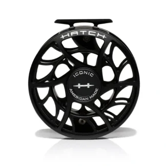 Hatch Iconic 11 Plus Fly Reel Black - Your Premium Fishing Gear Store Rods Lines Baits Accessories^ Online