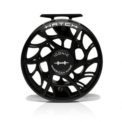 Hatch Iconic 11 Plus Fly Reel Black - Your Premium Fishing Gear Store Rods Lines Baits Accessories^ Online
