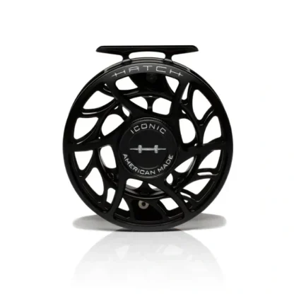 Hatch Iconic 7 Plus Fly Reel Black - Your Premium Fishing Gear Store Rods Lines Baits Accessories^ Best
