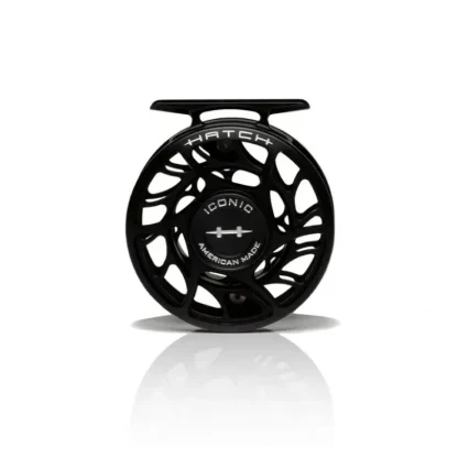 Hatch Iconic 3 Plus Fly Reel Black - Your Premium Fishing Gear Store Rods Lines Baits Accessories^ Shop