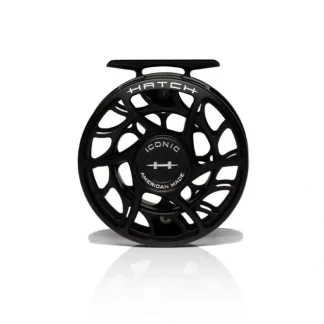 Hatch Iconic 5 Plus Fly Reel Black - Your Premium Fishing Gear Store Rods Lines Baits Accessories^ Flash Sale