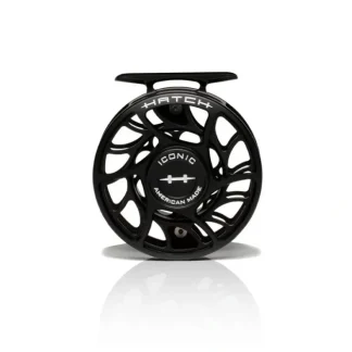 Hatch Iconic 4 Plus Fly Reel Black - Your Premium Fishing Gear Store Rods Lines Baits Accessories^ Store