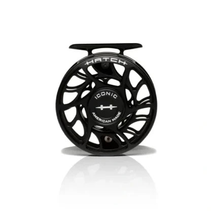 Hatch Iconic 4 Plus Fly Reel Black - Your Premium Fishing Gear Store Rods Lines Baits Accessories^ Store