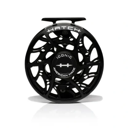 Hatch Iconic 9 Plus Fly Reel Black - Your Premium Fishing Gear Store Rods Lines Baits Accessories^ Cheap