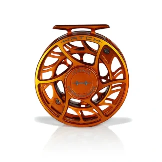 Hatch Iconic 7 Plus Fly Reel Campfire Orange - Your Premium Fishing Gear Store Rods Lines Baits Accessories^ Clearance