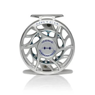 Hatch Iconic 7 Plus Fly Reel Clear Blue - Your Premium Fishing Gear Store Rods Lines Baits Accessories^ Best Sale