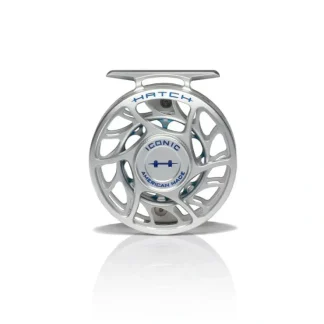 Hatch Iconic 3 Plus Fly Reel Clear Blue - Your Premium Fishing Gear Store Rods Lines Baits Accessories^ Cheap