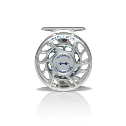 Hatch Iconic 3 Plus Fly Reel Clear Blue - Your Premium Fishing Gear Store Rods Lines Baits Accessories^ Cheap