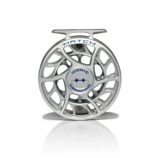 Hatch Iconic 5 Plus Fly Reel Clear Blue - Your Premium Fishing Gear Store Rods Lines Baits Accessories^ Clearance