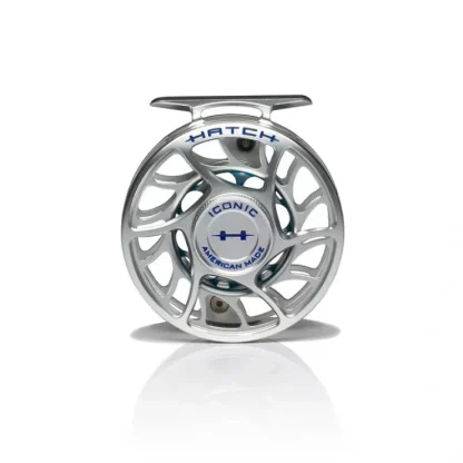 Hatch Iconic 4 Plus Fly Reel Clear Blue - Your Premium Fishing Gear Store Rods Lines Baits Accessories^ Cheap