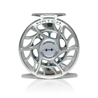 Hatch Iconic 9 Plus Fly Reel Clear Blue - Your Premium Fishing Gear Store Rods Lines Baits Accessories^ Outlet