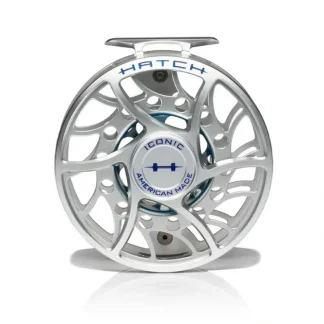 Hatch Iconic 11 Plus Fly Reel Clear Blue Mid Arbor - Your Premium Fishing Gear Store Rods Lines Baits Accessories^ Discount