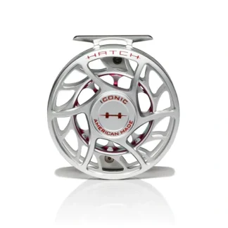 Hatch Iconic 7 Plus Fly Reel Clear Red - Your Premium Fishing Gear Store Rods Lines Baits Accessories^ Shop