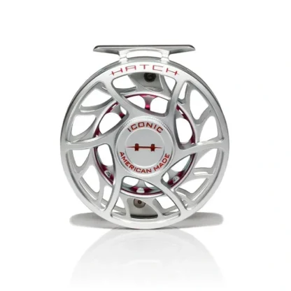 Hatch Iconic 7 Plus Fly Reel Clear Red - Your Premium Fishing Gear Store Rods Lines Baits Accessories^ Shop