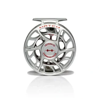 Hatch Iconic 5 Plus Fly Reel Clear Red - Your Premium Fishing Gear Store Rods Lines Baits Accessories^ Best