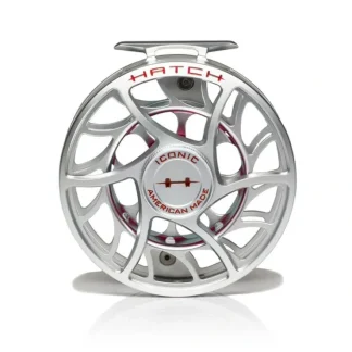 Hatch Iconic 11 Plus Fly Reel Clear Red - Your Premium Fishing Gear Store Rods Lines Baits Accessories^ Best Sale