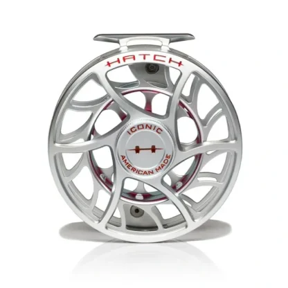 Hatch Iconic 11 Plus Fly Reel Clear Red - Your Premium Fishing Gear Store Rods Lines Baits Accessories^ Best Sale