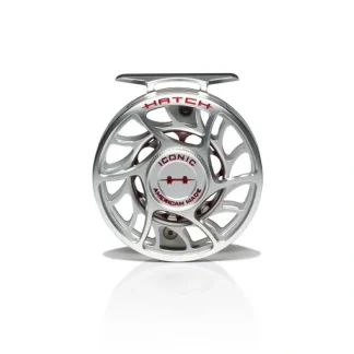 Hatch Iconic 4 Plus Fly Reel Clear Red - Your Premium Fishing Gear Store Rods Lines Baits Accessories^ Cheap