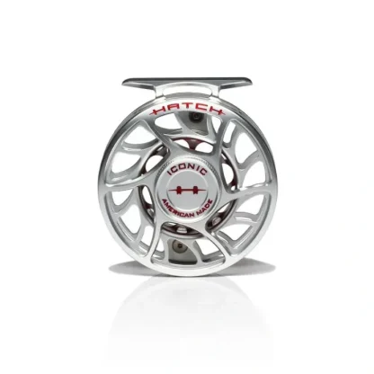Hatch Iconic 4 Plus Fly Reel Clear Red - Your Premium Fishing Gear Store Rods Lines Baits Accessories^ Cheap