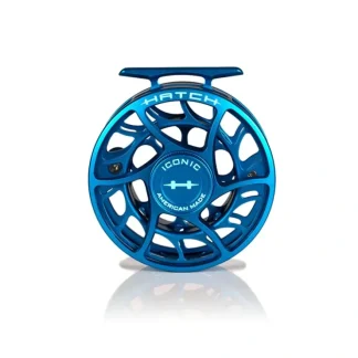 Hatch Iconic Fly Reel 5 Plus Kaiju Blue Mid Arbor - Your Premium Fishing Gear Store Rods Lines Baits Accessories^ Clearance
