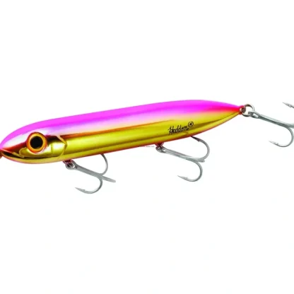 Heddon Super Spook Topwater Bait, 5", 7/8 oz, Gold Pink, Floating - Your Premium Fishing Gear Store Rods Lines Baits Accessories^ Best