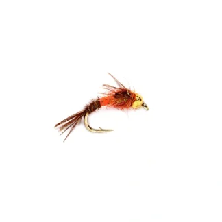 Hetro-Genius Nymph Orange Tungsten Beadhead - Your Premium Fishing Gear Store Rods Lines Baits Accessories^ Outlet