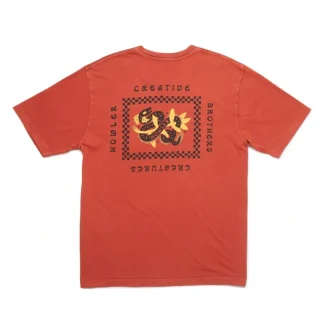 Howler Bros Cotton Pocket T Creative Creatures Eel Terracotta - Your Premium Fishing Gear Store Rods Lines Baits Accessories^ Clearance