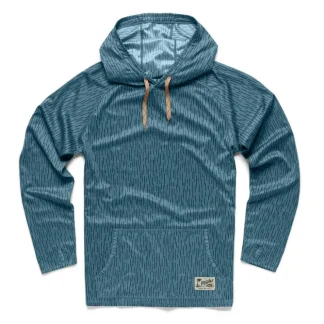 Howler Bros Loggerhead Hoodie Deluge Camo Pacific Blue - Your Premium Fishing Gear Store Rods Lines Baits Accessories^ Outlet