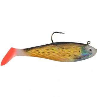 Hurricane Swim Shad 4" Gold Mullet/Red Tail - Your Premium Fishing Gear Store Rods Lines Baits Accessories^ Fashion