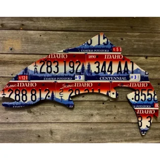 Idaho Trout License Plate Art - Your Premium Fishing Gear Store Rods Lines Baits Accessories^ Best Sale