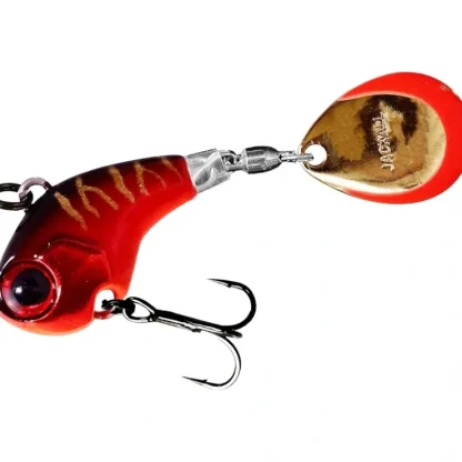 Jackall Deracoup Tail Spin Jig 1oz HL Red Tiger - Your Premium Fishing Gear Store Rods Lines Baits Accessories^ Outlet