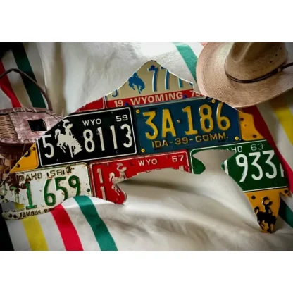 J-Hole One Fly Trout License Plate Art - Your Premium Fishing Gear Store Rods Lines Baits Accessories^ Clearance