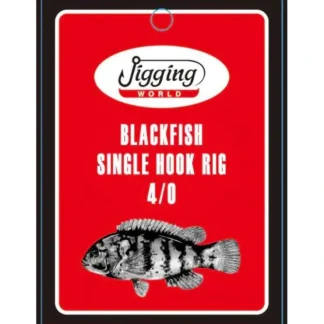 Jigging World Blackfish Single Rigs - Your Premium Fishing Gear Store Rods Lines Baits Accessories^ Best Sale