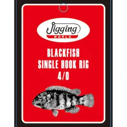 Jigging World Blackfish Single Rigs - Your Premium Fishing Gear Store Rods Lines Baits Accessories^ Best Sale